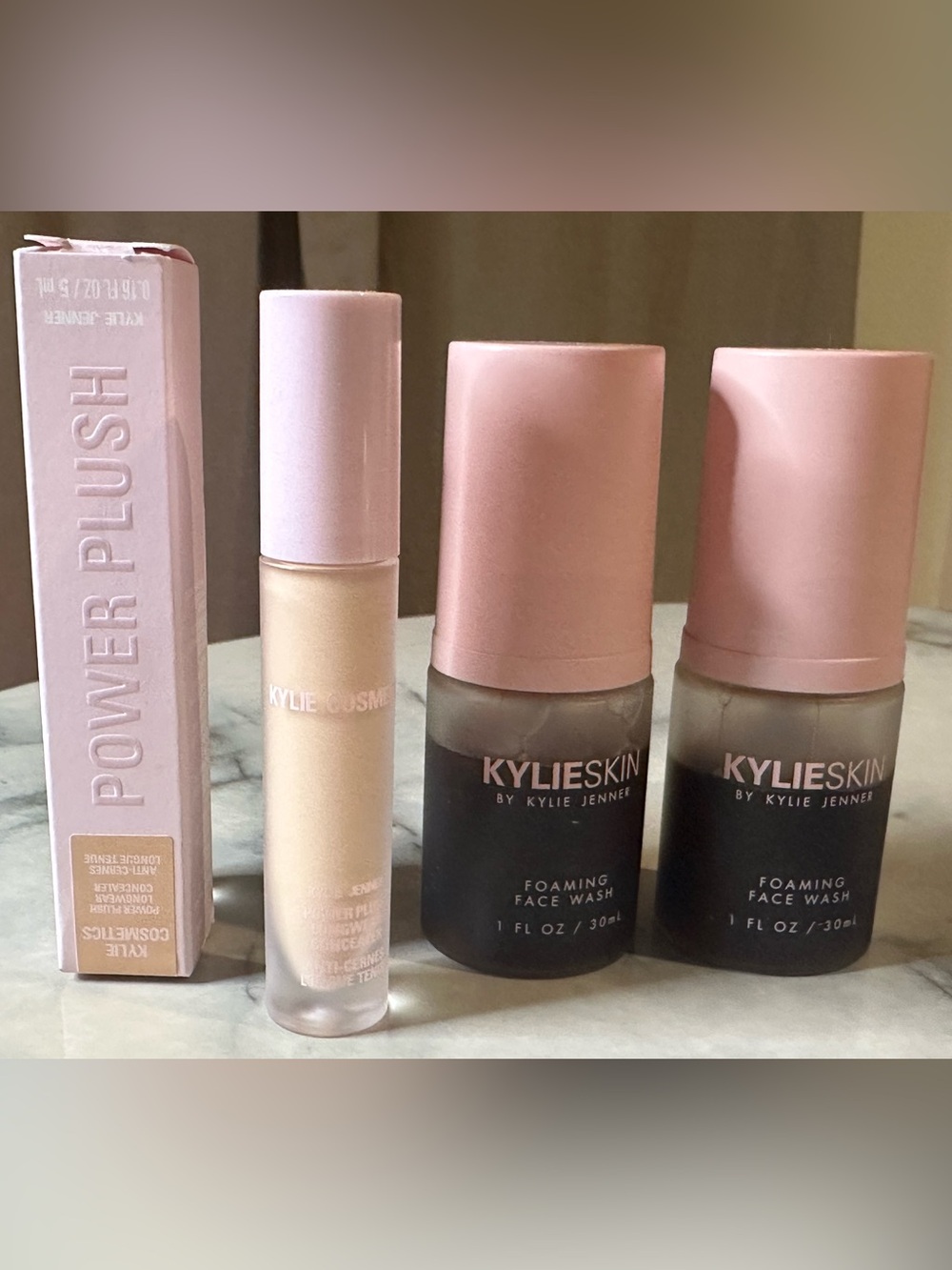KYLIE Skin & Cosmetics Power Plush and Foaming Face Wash